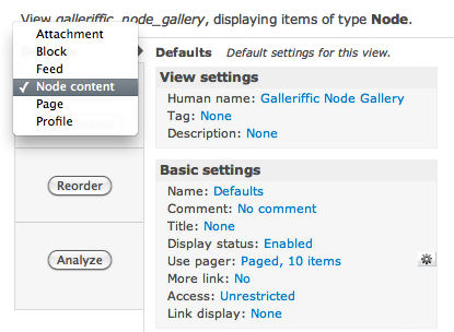 adding display